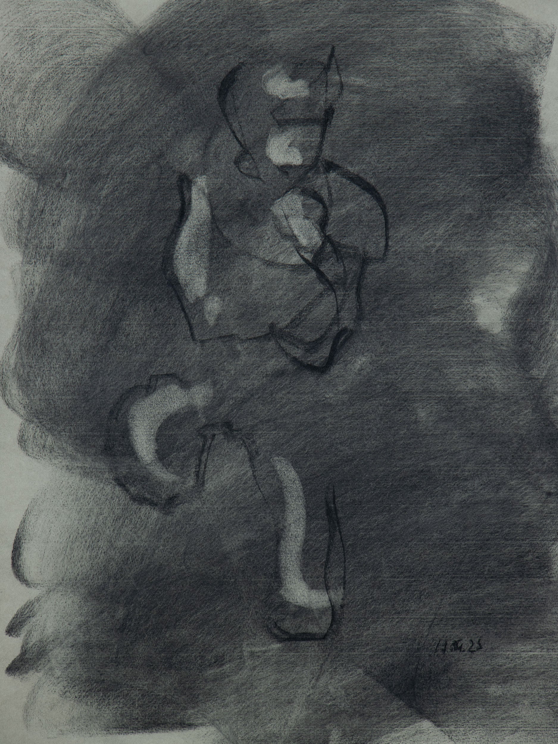Chanson I, 2026 original live drawing by Bogdan Jensen from the song sequence of Le Garçon le plus triste du monde