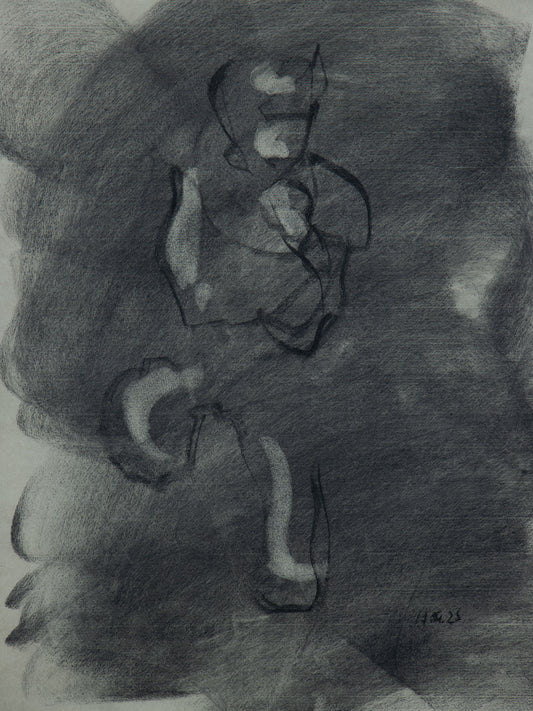 Chanson I, 2026 original live drawing by Bogdan Jensen from the song sequence of Le Garçon le plus triste du monde