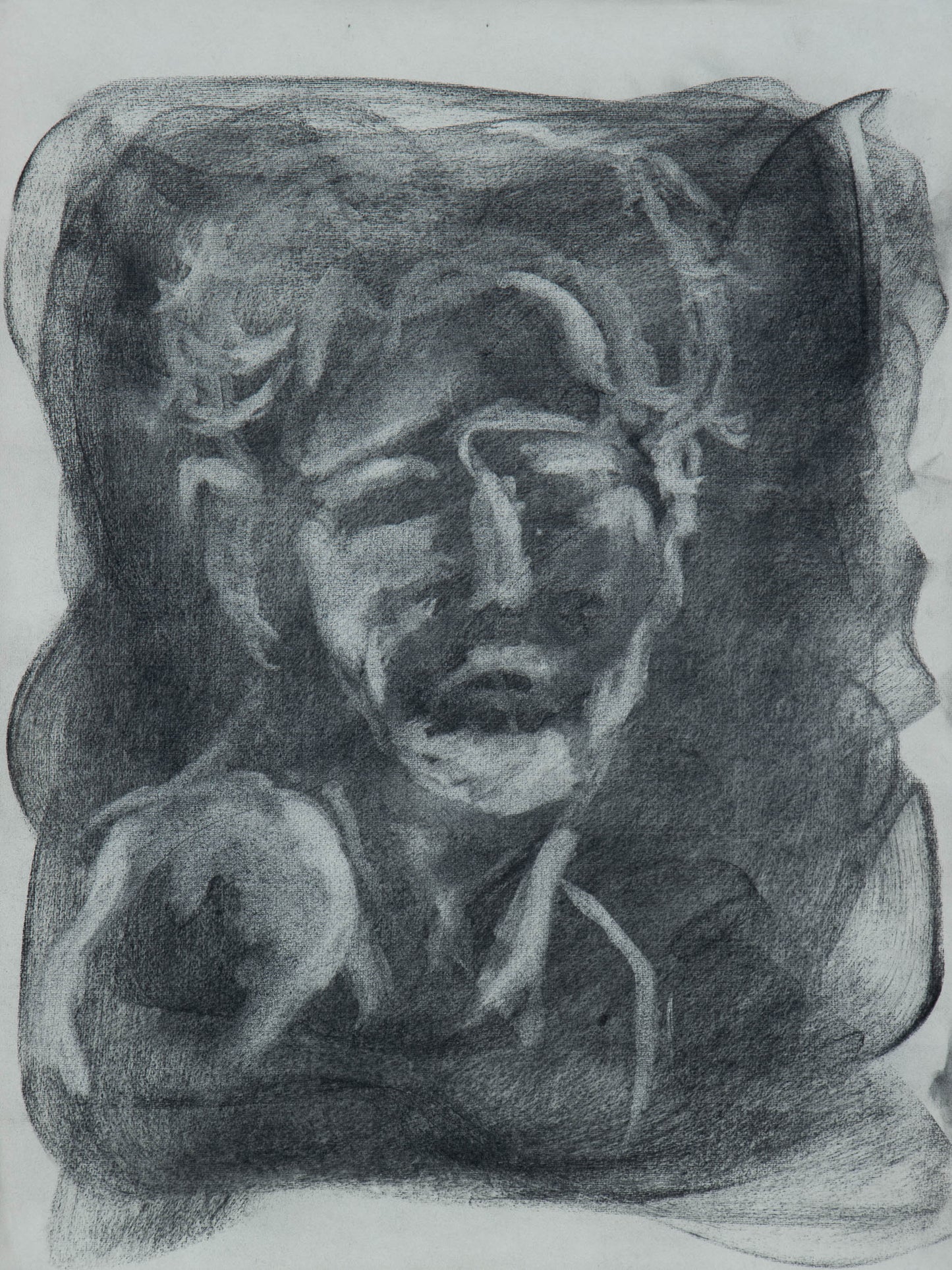 Mort ou non? I, 2026 original live portrait drawing by Bogdan Jensen from Le Garçon le plus triste du monde in Berlin