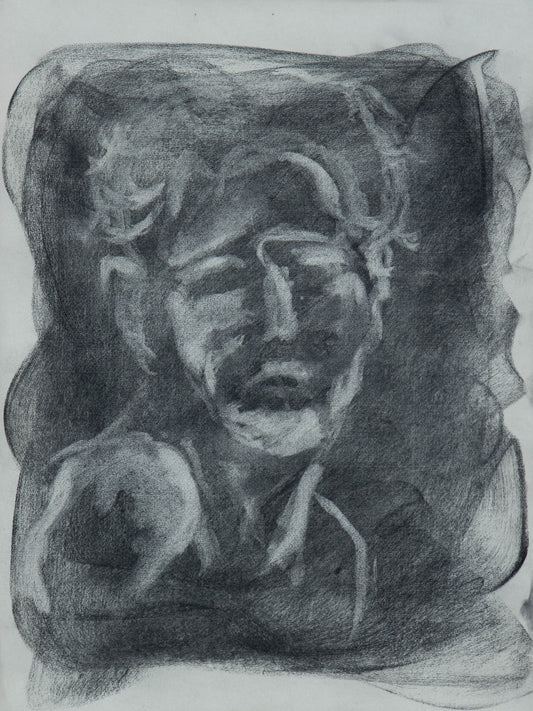 Mort ou non? I, 2026 original live portrait drawing by Bogdan Jensen from Le Garçon le plus triste du monde in Berlin
